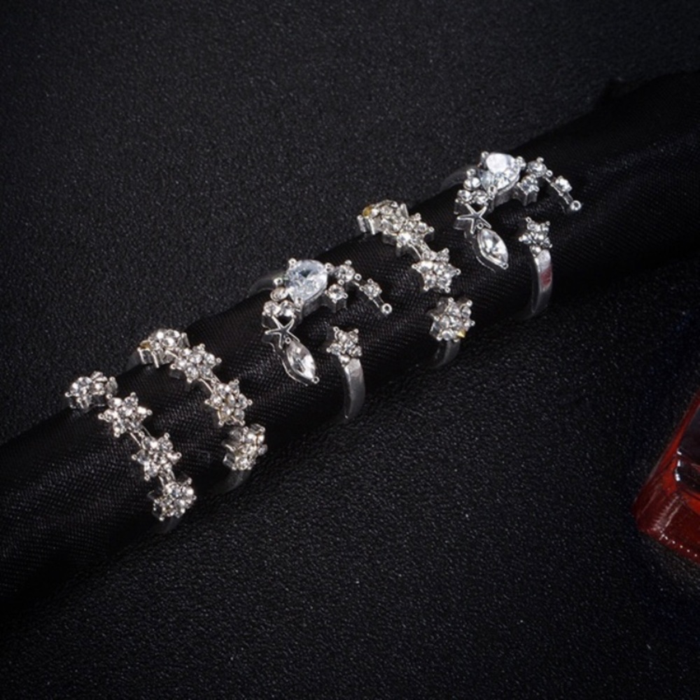 Moon and Stars BOHO Ring Set - Picture 4 of 5